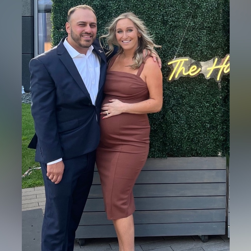 ASOS Maternity brown dress, size 8
